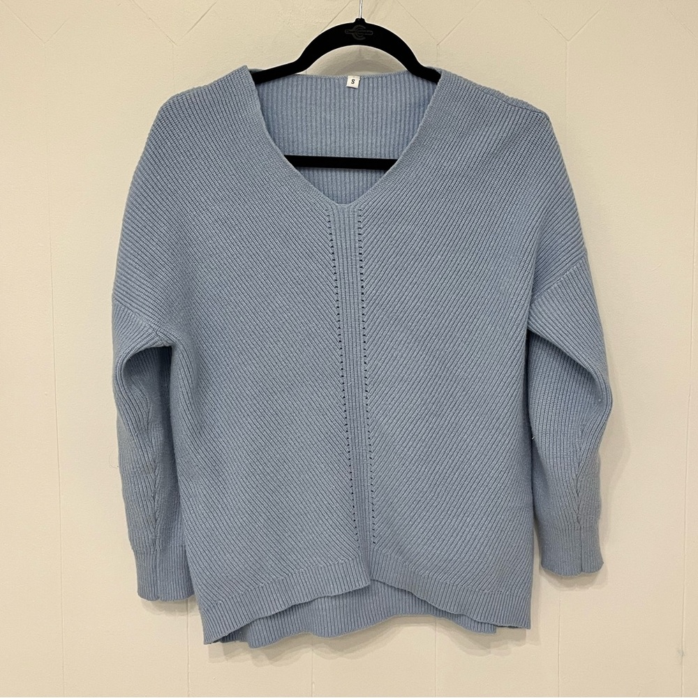Pale Blue Sweater
